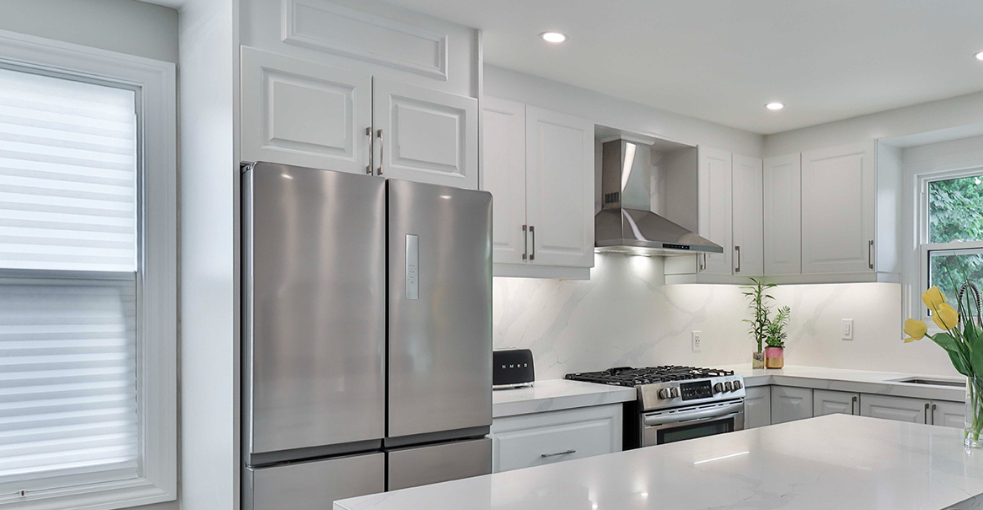 Bright clean kitchen