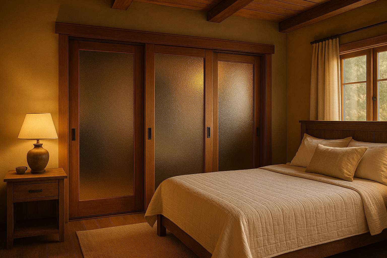 Frosted Glass Closet Doors: Elevating Storage Spaces with Luxury and Light