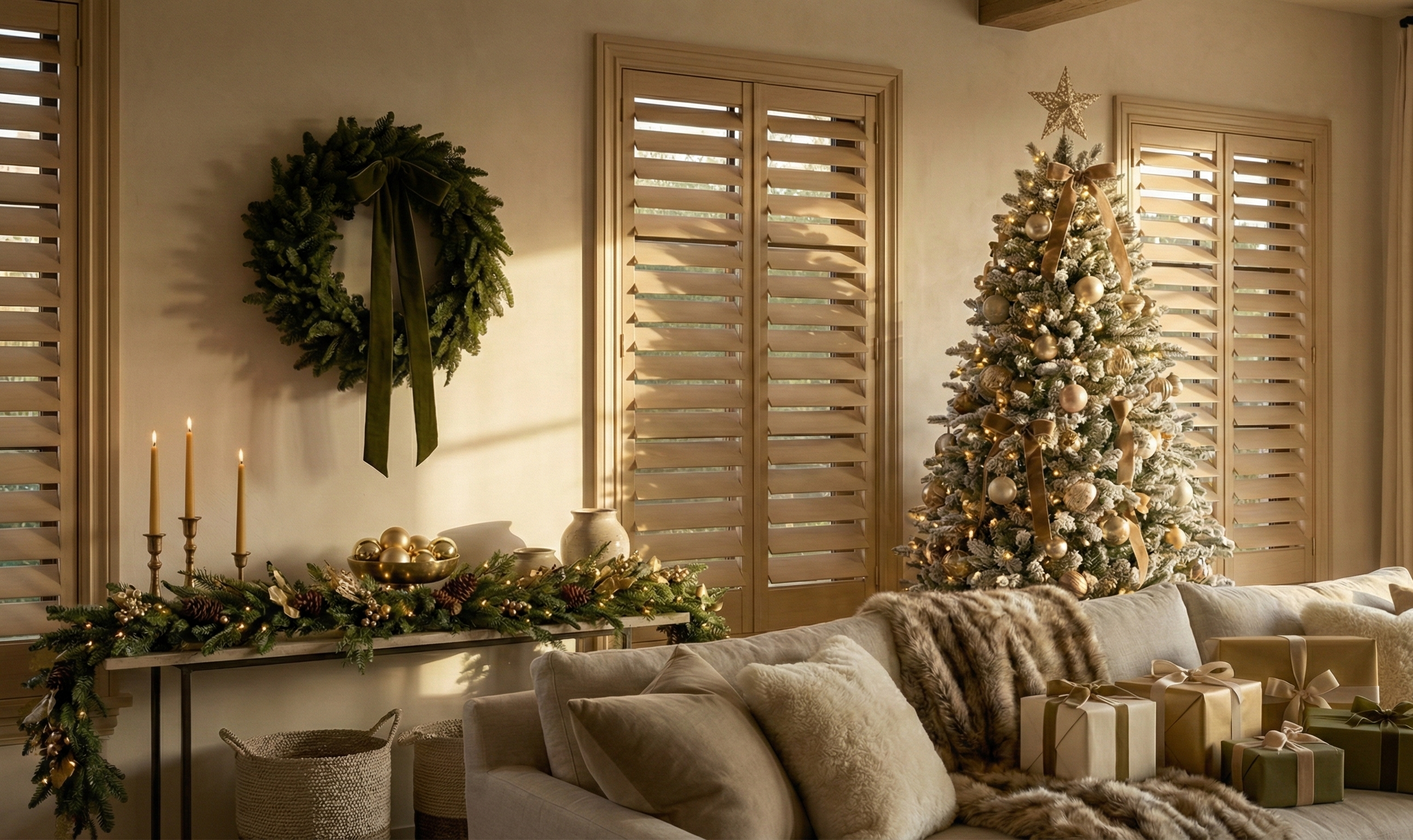 How to Decorate Your Shutters for the Holidays