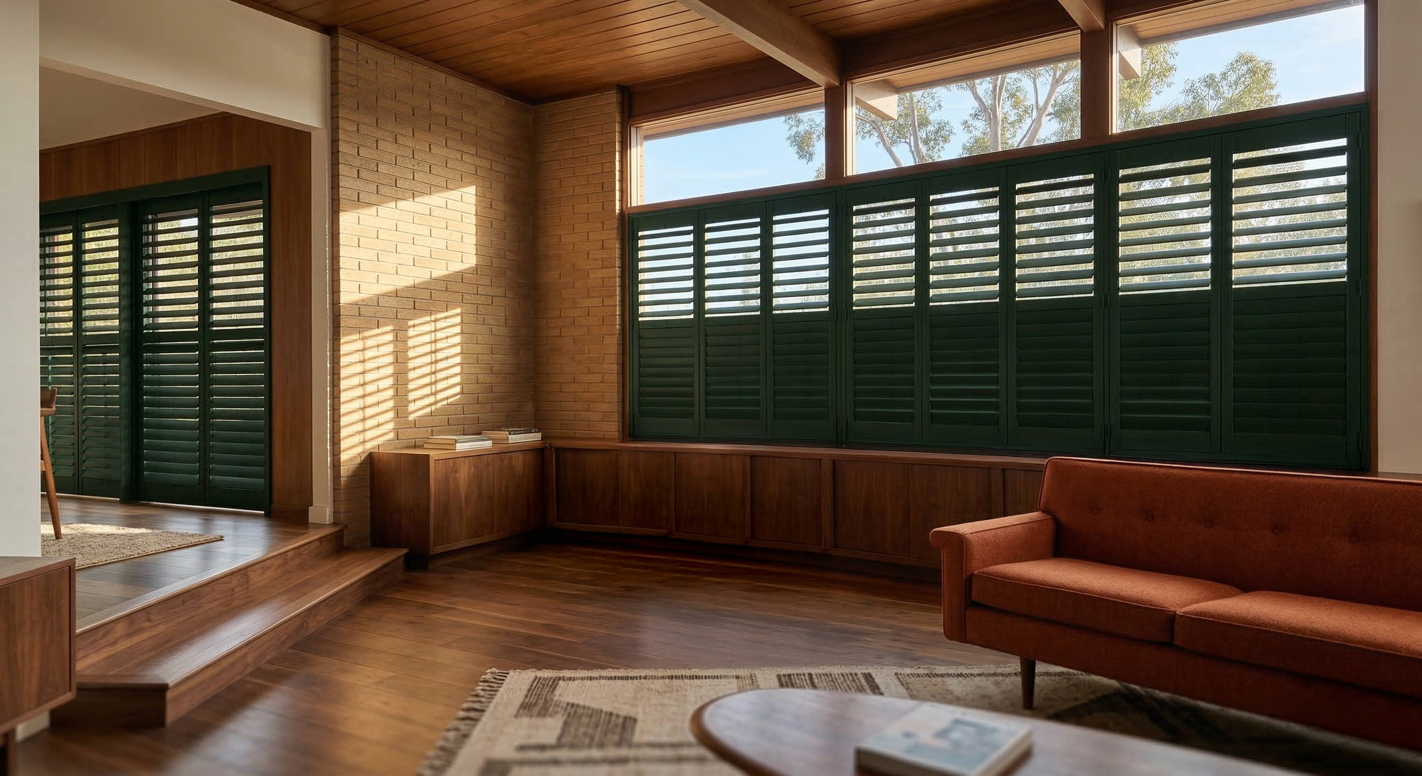 Painted vs Stained Shutters for California Homes: How to Choose the Right Window Shutters Finish