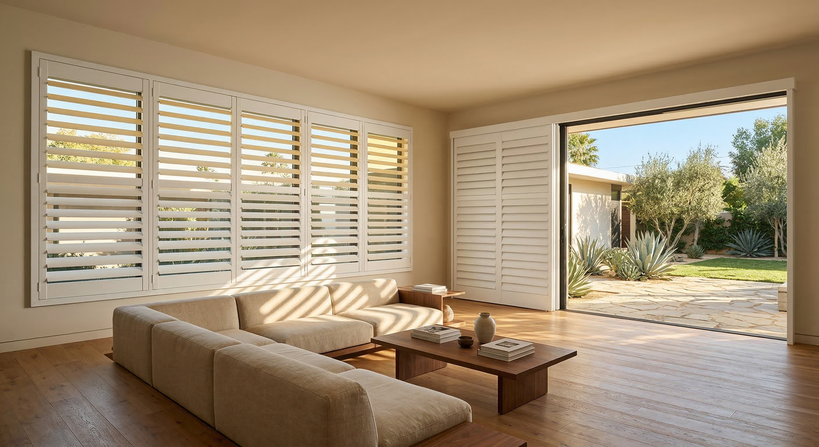 Whole Basswood vs Faux-Wood Shutters for California Weather
